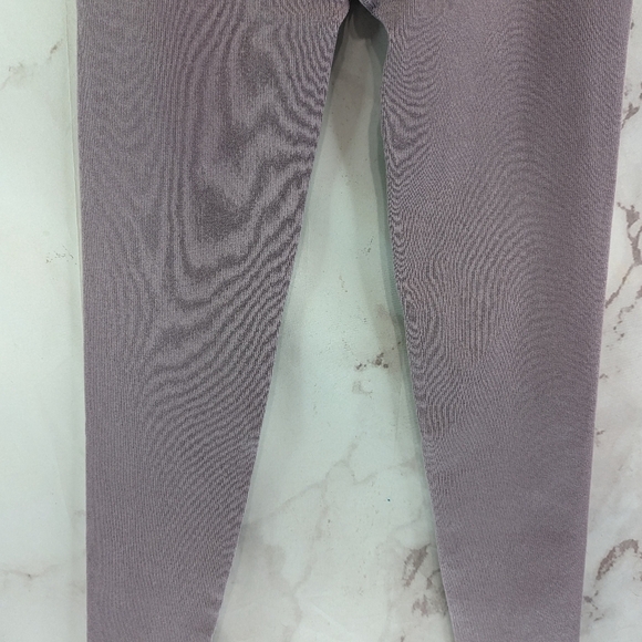 Everlane Leggings Womens Purple The Seamless Rib Full Length High Rise - Picture 8 of 13